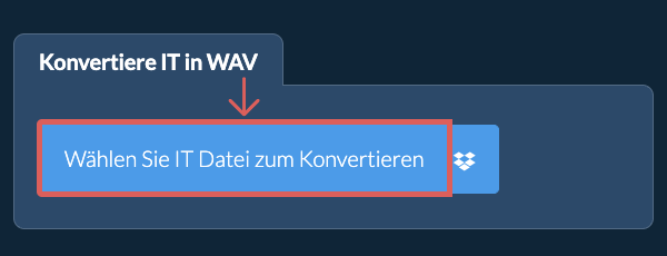 Konvertiere IT in WAV