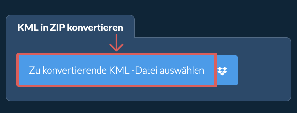 KML in ZIP konvertieren