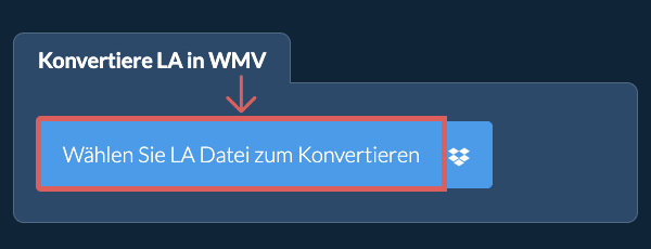 Konvertiere LA in WMV