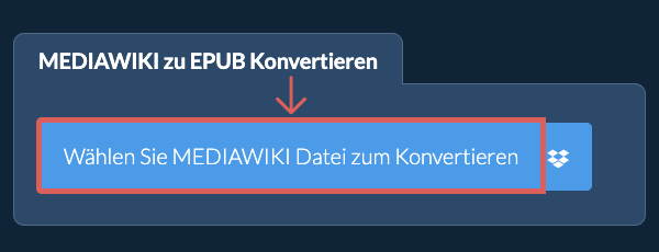 Konvertiere MEDIAWIKI in EPUB