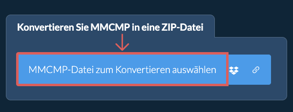 Konvertieren Sie MMCMP in eine ZIP-Datei