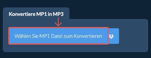 Konvertiere MP1 in MP3