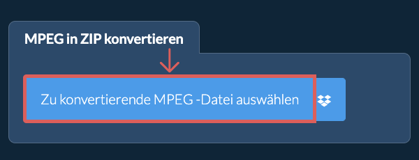 MPEG in ZIP konvertieren