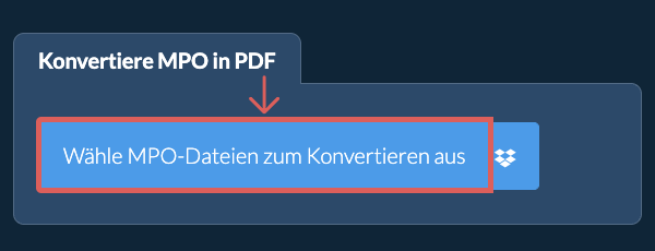 Konvertiere MPO in PDF