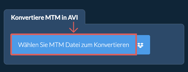Konvertiere MTM in AVI