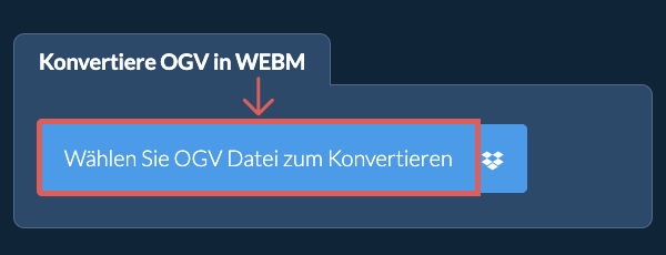 Konvertiere OGV in WEBM