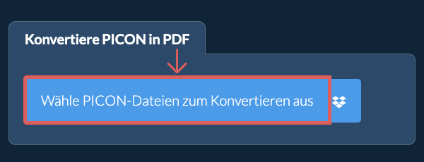 Konvertiere PICON in PDF