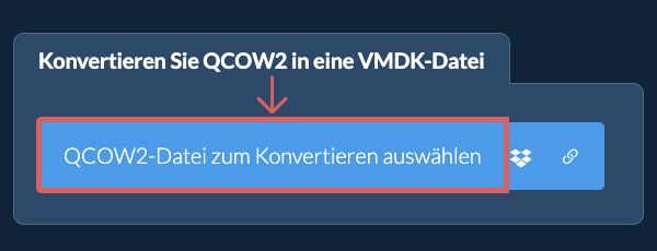 Konvertieren Sie QCOW2 in eine VMDK-Datei