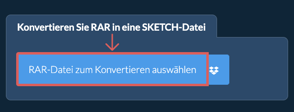 Konvertieren Sie RAR in eine SKETCH-Datei