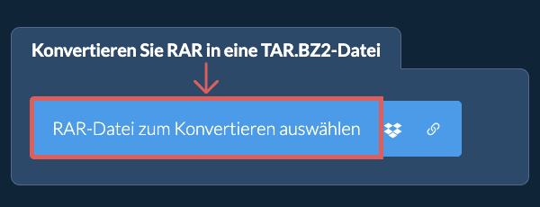 Konvertieren Sie RAR in eine TAR.BZ2-Datei