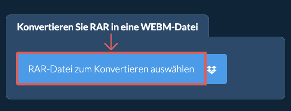 Konvertieren Sie RAR in eine WEBM-Datei