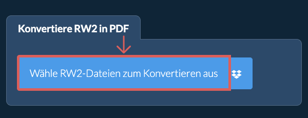 Konvertiere RW2 in PDF