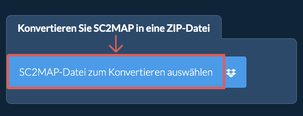 Konvertieren Sie SC2MAP in eine ZIP-Datei