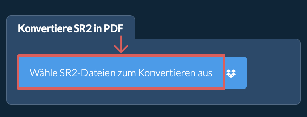 Konvertiere SR2 in PDF