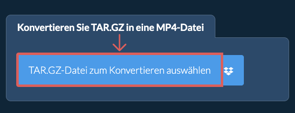 Konvertieren Sie TAR.GZ in eine MP4-Datei