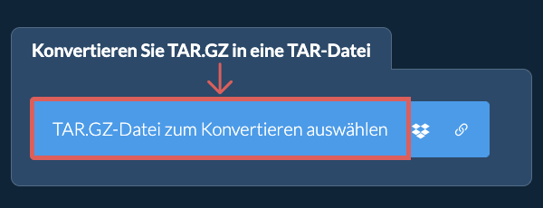 Konvertieren Sie TAR.GZ in eine TAR-Datei