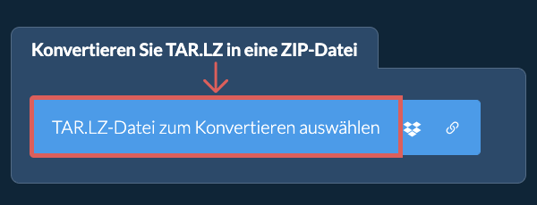 Konvertieren Sie TAR.LZ in eine ZIP-Datei