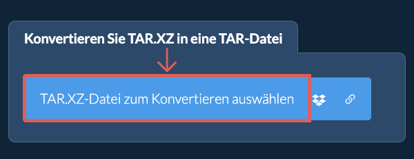 Konvertieren Sie TAR.XZ in eine TAR-Datei