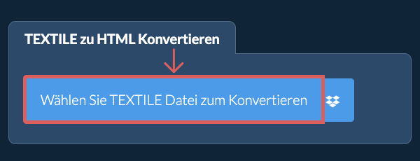 Konvertiere TEXTILE in HTML