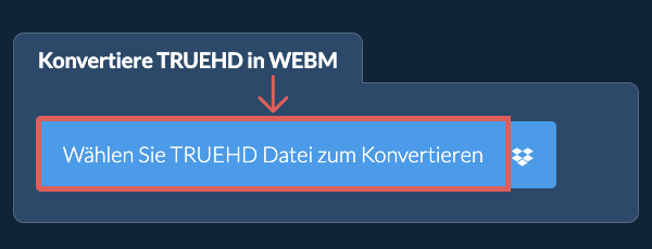 Konvertiere TRUEHD in WEBM