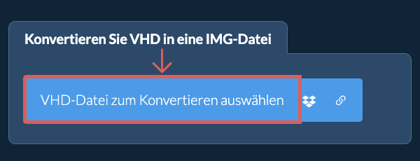 Konvertieren Sie VHD in eine IMG-Datei