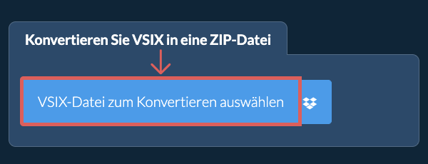 Konvertieren Sie VSIX in eine ZIP-Datei