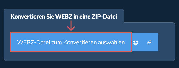 Konvertieren Sie WEBZ in eine ZIP-Datei