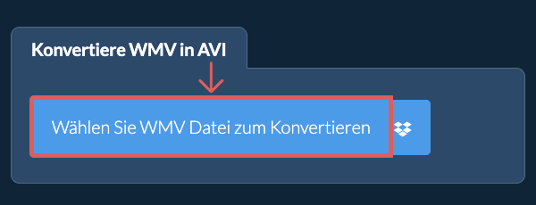 Konvertiere WMV in AVI