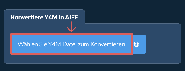 Konvertiere Y4M in AIFF