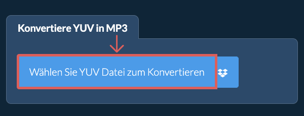 Konvertiere YUV in MP3