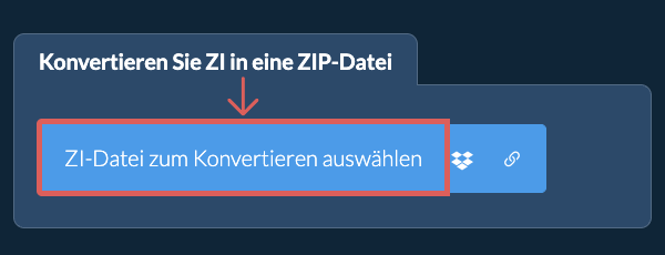 Konvertieren Sie ZI in eine ZIP-Datei