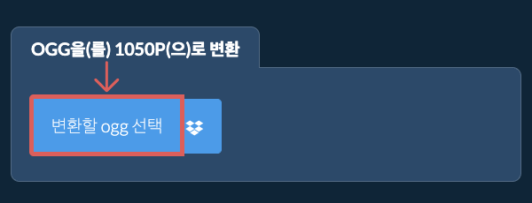 ogg을(를) 1050p(으)로 변환