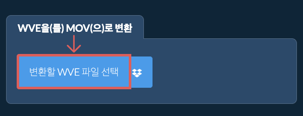 WVE을(를) MOV(으)로 변환