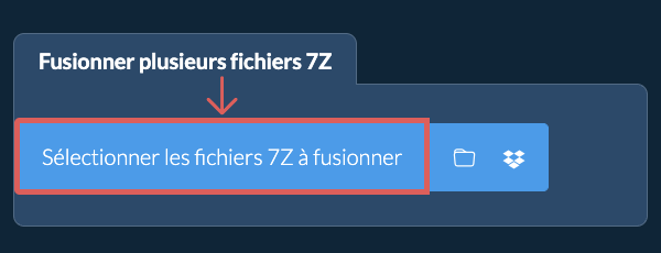 Fusionner plusieurs fichiers 7Z