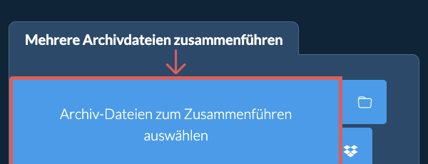 Mehrere Archiv-Dateien zusammenführen