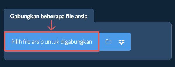 Gabungkan beberapa file arsip