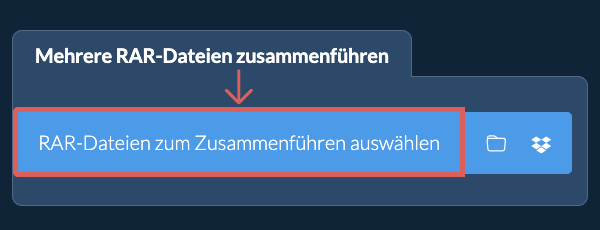 Mehrere RAR-Dateien zusammenführen