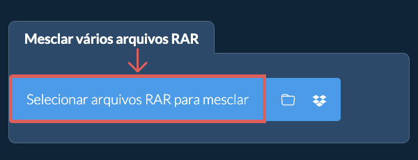 Mesclar vários arquivos RAR