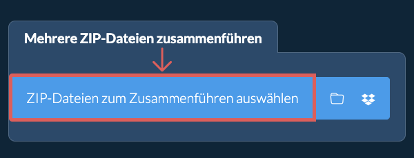 Mehrere ZIP-Dateien zusammenführen