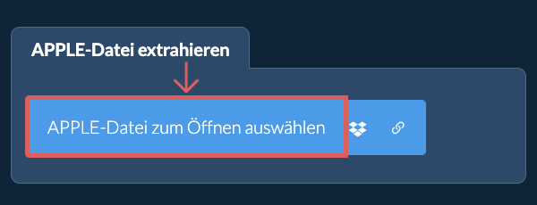 APPLE-Datei extrahieren