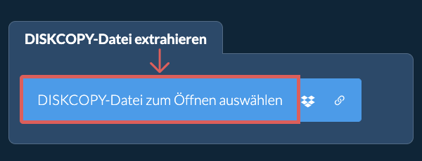 DISKCOPY-Datei extrahieren
