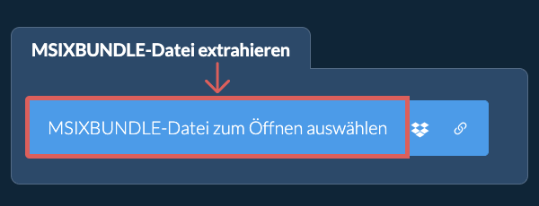 MSIXBUNDLE-Datei extrahieren