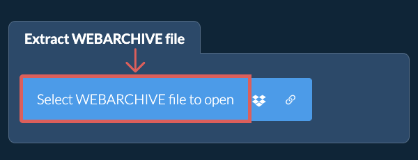 Extract WEBARCHIVE file