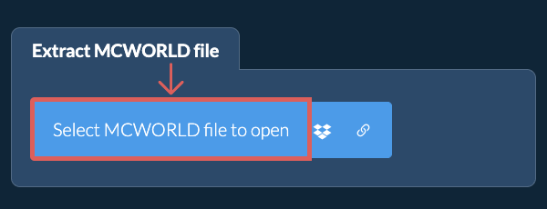 Extract MCWORLD file