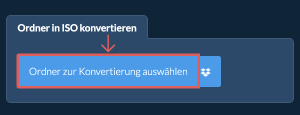 Ordner in ISO konvertieren