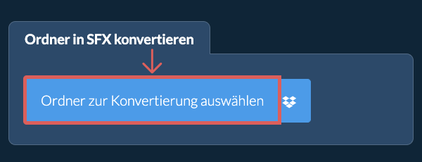 Ordner in SFX konvertieren