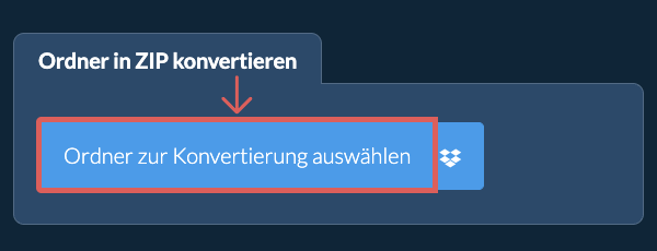 Ordner in ZIP konvertieren
