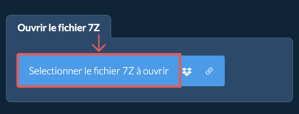 Ouvrir le fichier 7Z