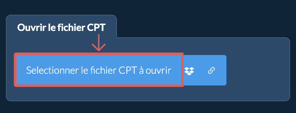 Ouvrir le fichier CPT