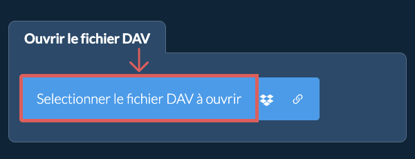 Ouvrir le fichier DAV